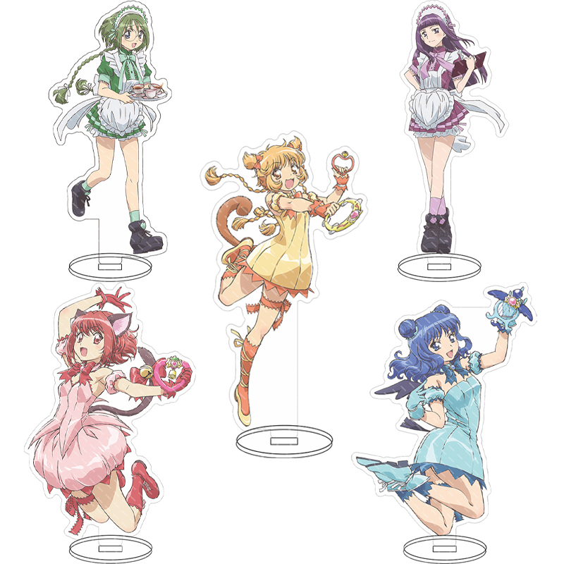 Figma Stand Set - 16cm 애니메이션 도쿄 미우미우 이치고 모모미야