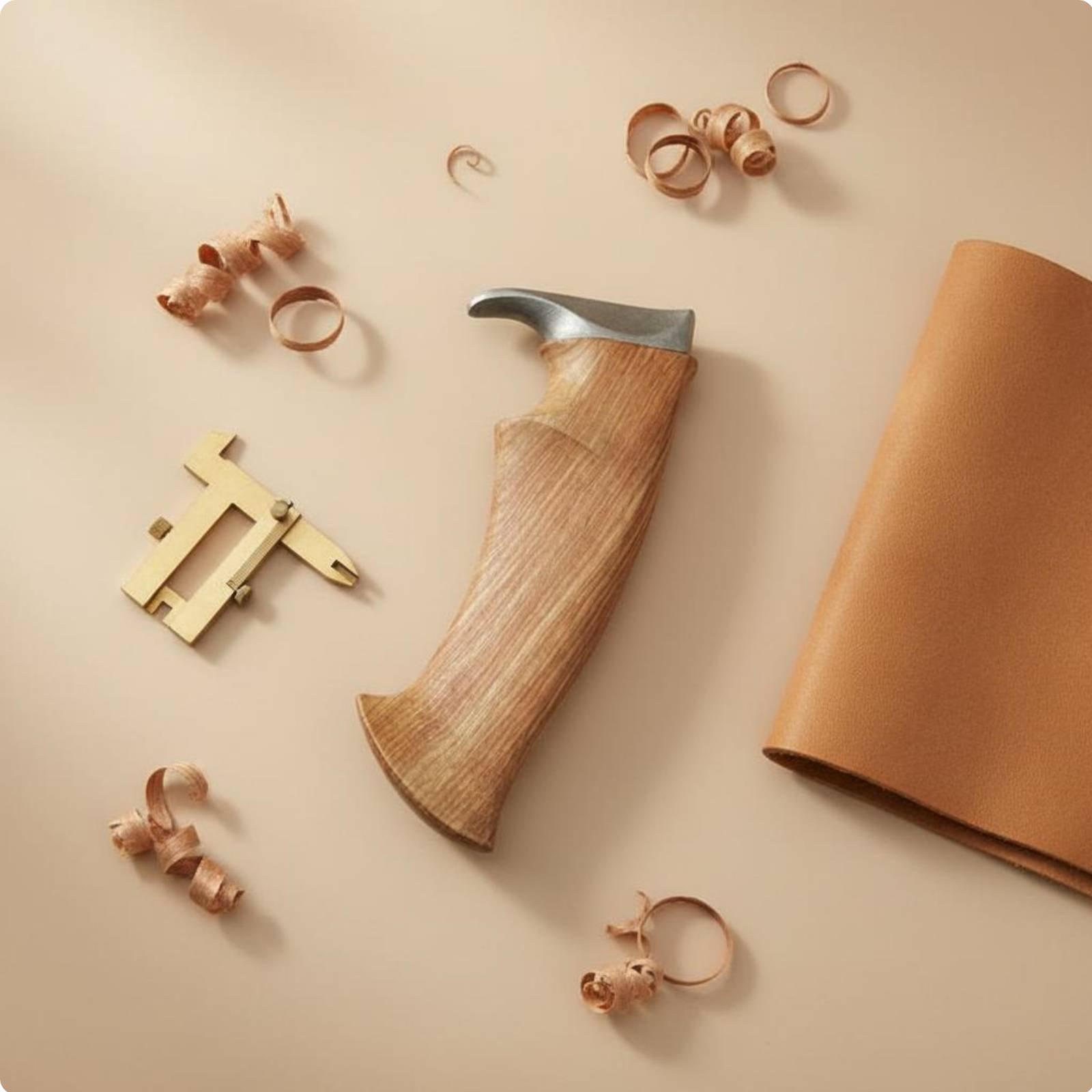 Building Block Mini - 맞춤형 목재 DIY 조립 도구 핸들