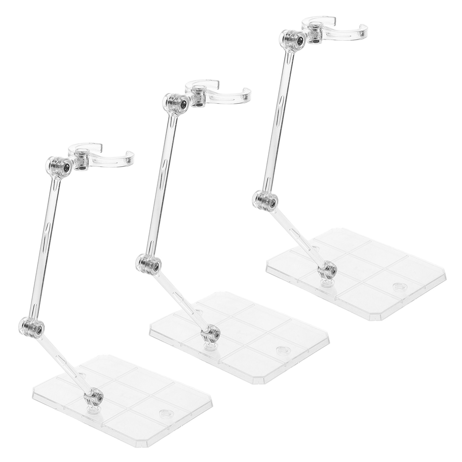 3개 세트 투명 피규어 받침대, 조절 가능한 허리 클램 - Action Figure Stand 리뷰 및 가격